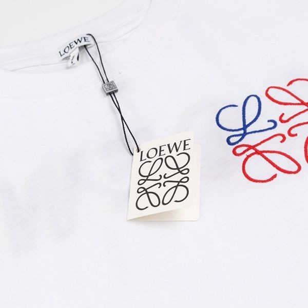 希少 ロエベ エンブロイダリー アナグラム Tシャツ loj67070